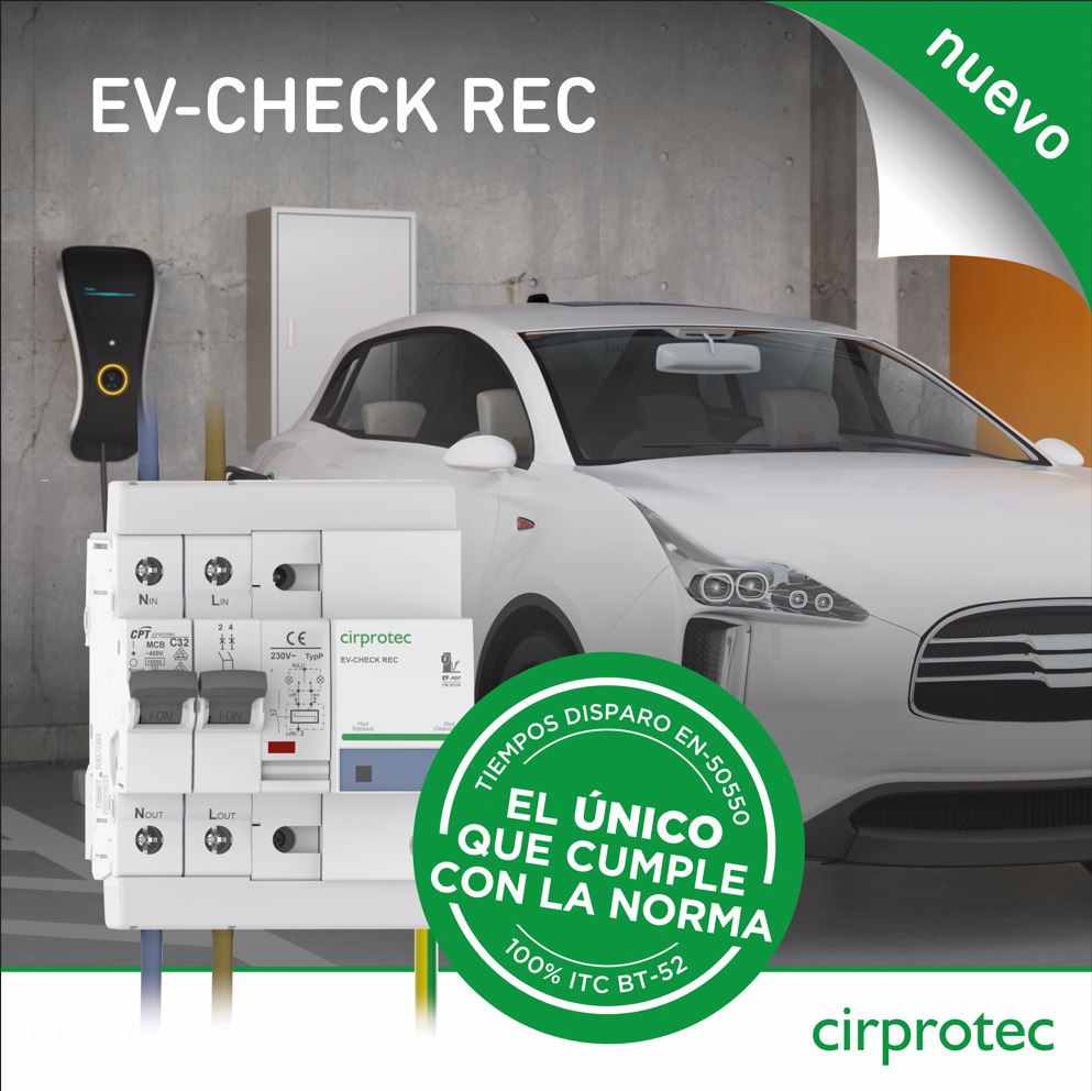 Cirprotec presenta EV-CHECK REC mejorando la protección eléctrica de vehículos
