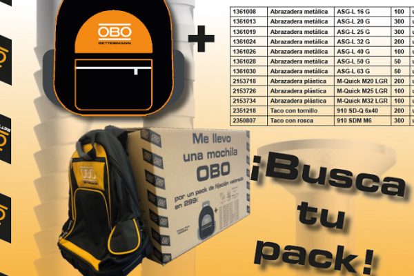 OBO presenta su 'Pack Fijación' para instaladores eléctricos