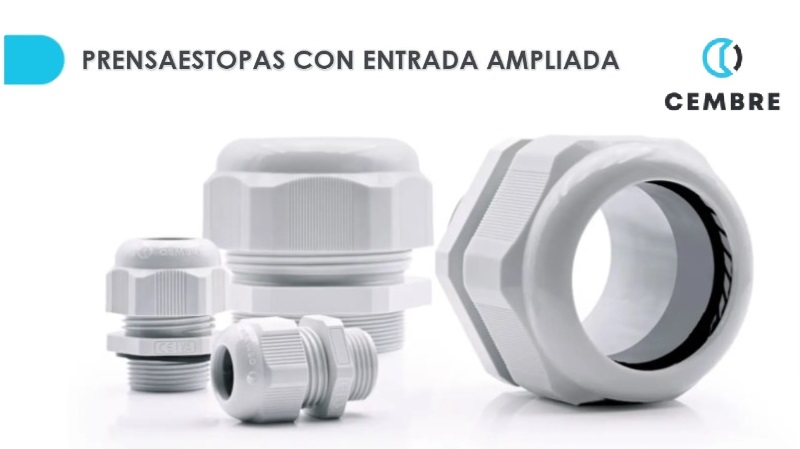 Cembre expande su catálogo de Prensaestopas con series más versátiles