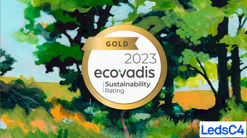 LedsC4 recibe la medalla de oro EcoVadis por segundo año consecutivo