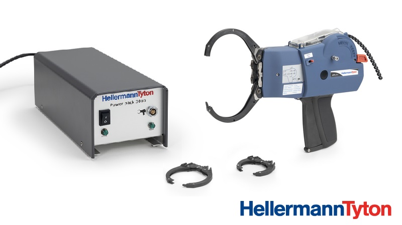 HellermannTyton presenta sus cintas helicoidales y organizador de cables