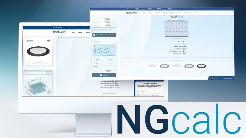 Normagrup presenta NG Cal, una aplicación para el cálculo luminotécnico