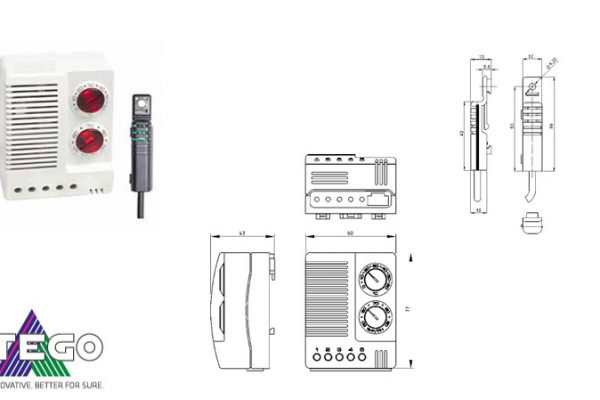 Higrotermo Electrónico con sensor externo de STEGO