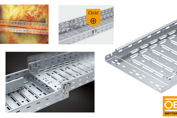 Sistema de bandejas portacables eficiente Magic de OBO Bettermann