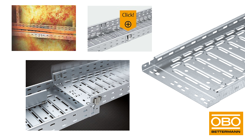 Sistema de bandejas portacables eficiente Magic de OBO Bettermann