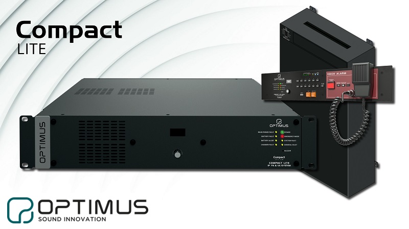 Compact lite de Optimus: Una solución integral para megafonía y alarma por voz