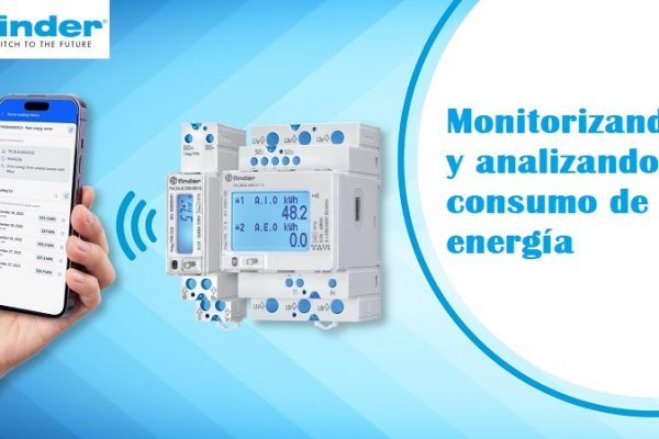 Serie 7M de Finder ofrece innovación en monitoreo energético con NFC