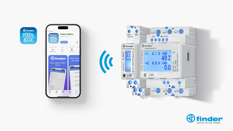 Optimización del consumo energético con Finder Toolbox y contadores inteligentes Serie 7M