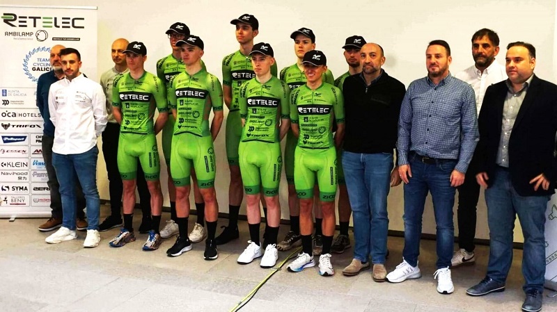 Retelec y Ambilamp promueven el ciclismo amateur con el Team Cycling Galicia 
