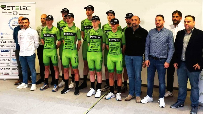 Retelec y Ambilamp promueven el ciclismo amateur con el Team Cycling Galicia