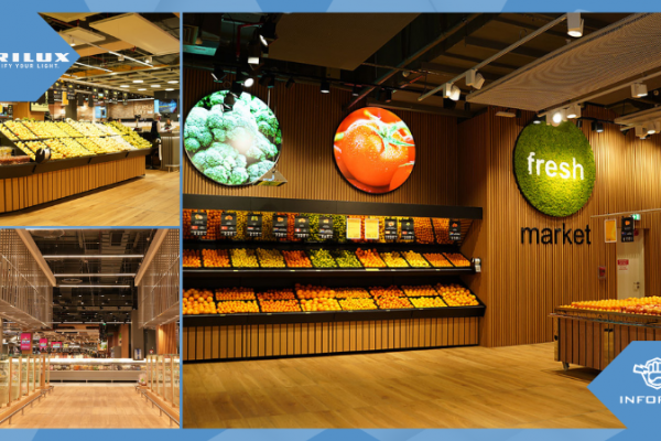TRILUX da luz al hipermercado Lulu de Dubai Mall con un concepto de iluminación innovador