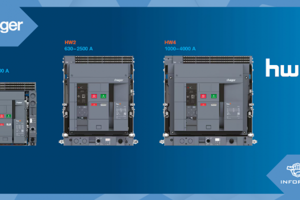 Protección eléctrica con la nueva serie de interruptores hw+ de Hager