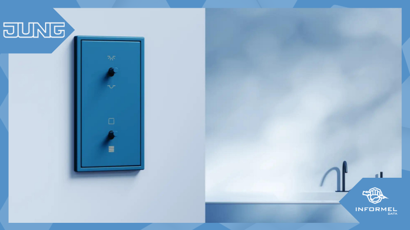JUNG lanza el elegante interruptor LS 1912 en colores Le Corbusier