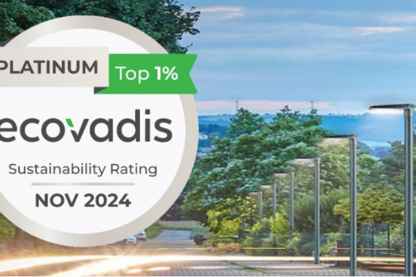 TRILUX logra el Platinum de EcoVadis por su compromiso sostenible