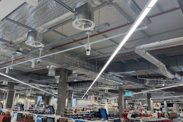 Basor Electric equipa Primark ParqueSur con la bandeja ERE
