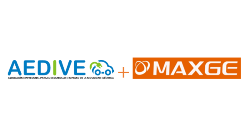 MAXGE Europe se une a AEDIVE para liderar la movilidad eléctrica