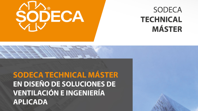 SODECA lanza máster técnico gratuito en ventilación industrial