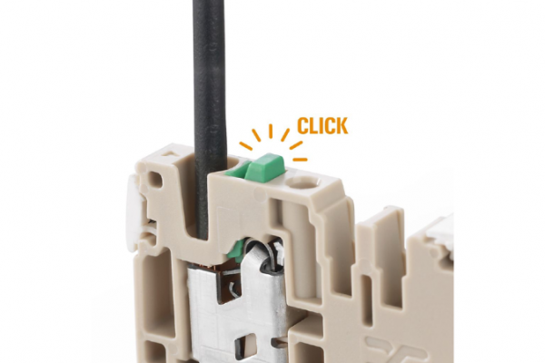 Weidmüller innova el cableado con SNAP IN para paneles eléctricos