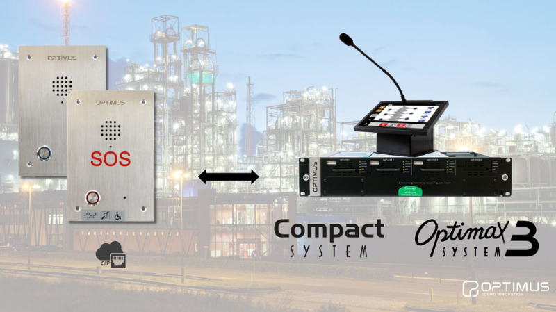 OPTIMUS integra SIP en megafonía para entornos críticos