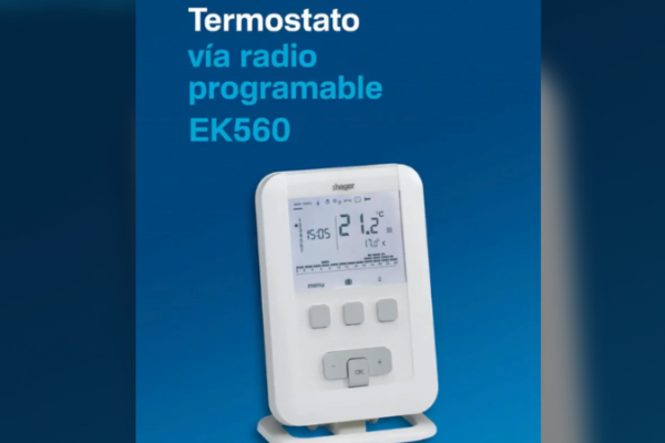 Confort inteligente con termostato EK560 de Hager y su modo vacaciones
