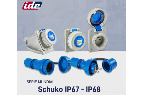 IDE Electric refuerza la seguridad industrial con la serie SCHUKO IP67-IP68