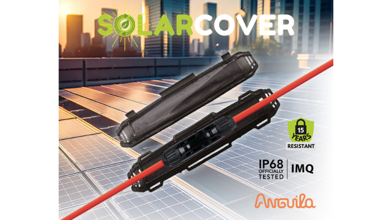 SOLAR COVER de Anguila protege conectores y personas en fotovoltaica