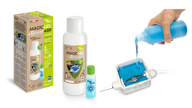 Magic Gel Sprint de Estiare mejora la protección de conexiones eléctricas