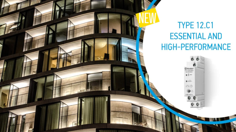 Finder amplía su gama con el compacto temporizador 12.C1