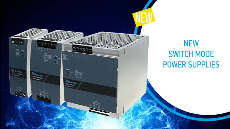 Finder amplía la Serie 78 con fuentes conmutadas industriales