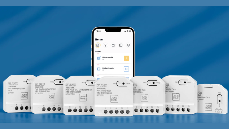 JUNG impulsa la domótica con los nuevos HOME Pucks
