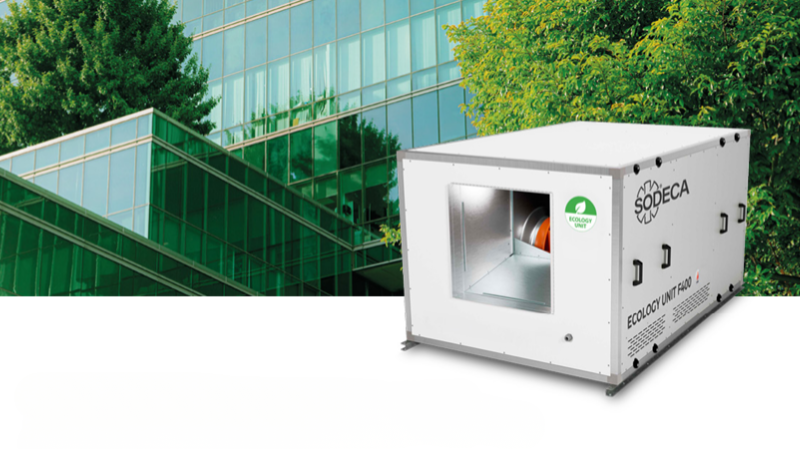Sodeca revoluciona la ventilación con Ecology Unit F400