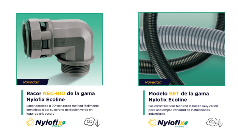 Nylofix Ecoline de Interflex, el sistema de protección de cables con poliamida biodegradable
