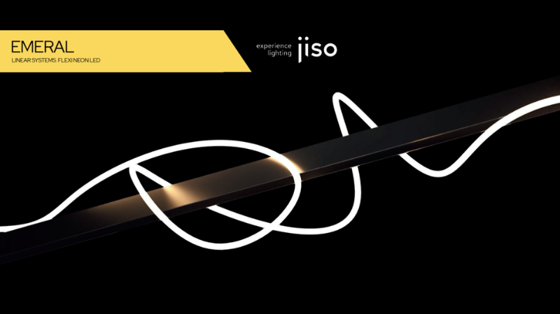 JISO Iluminación presenta EMERAL, el Flexi Neon LED 360º