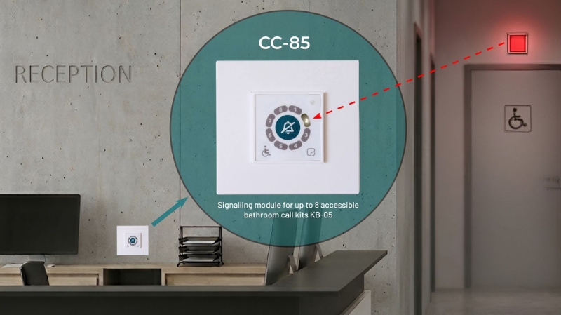 OPTIMUS amplía sus soluciones para baños accesibles con el CC-85