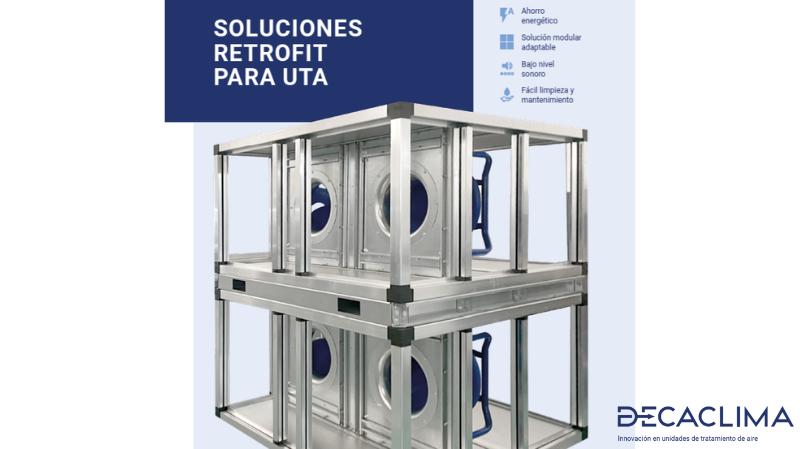 DECACLIMA moderniza las UTA con soluciones retrofit de alta eficiencia