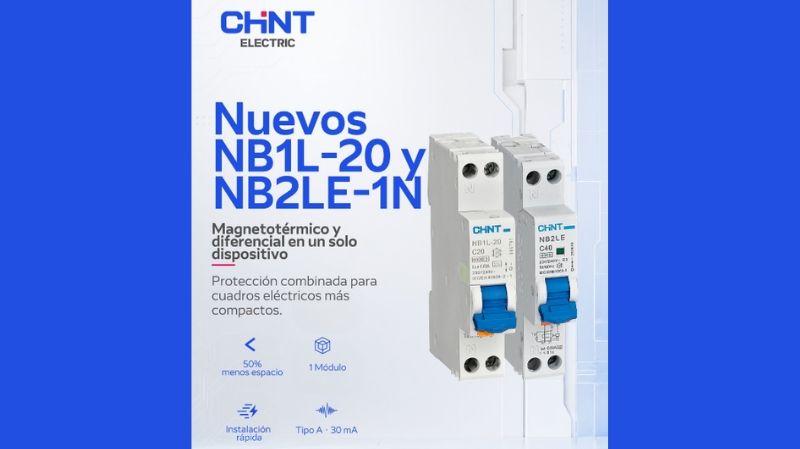 CHINT mejora la protección eléctrica con NB1L-20 y NB2LE-1N